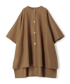 お値下げしました♡マッキントッシュ ポンチョ ケープ キャメル 34 別注】 MACKINTOSH SANQUHAR ケープコート（ノーカラーコート