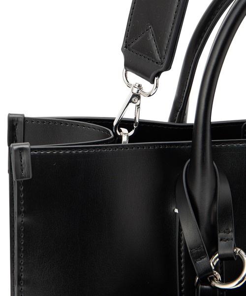 ADAM ET ROPE'（アダムエロペ）の「軽量スクエアトートバッグ（トートバッグ・レディース・ブラック/ベージュ・FREE）」の20枚目の写真