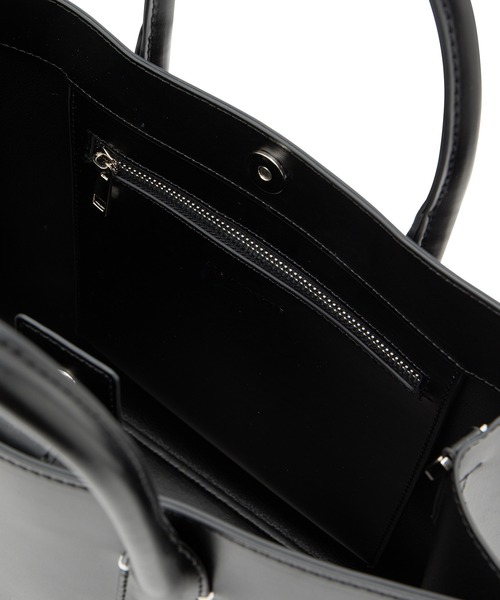 ADAM ET ROPE'（アダムエロペ）の「軽量スクエアトートバッグ（トートバッグ・レディース・ブラック/ベージュ・FREE）」の16枚目の写真