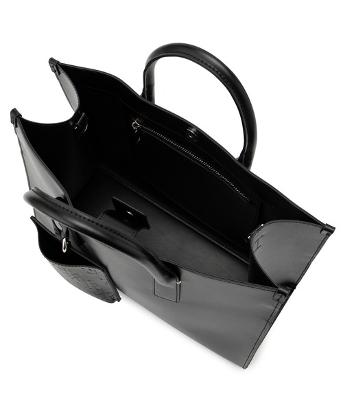 ADAM ET ROPE'（アダムエロペ）の「軽量スクエアトートバッグ（トートバッグ・レディース・ブラック/ベージュ・FREE）」の10枚目の写真