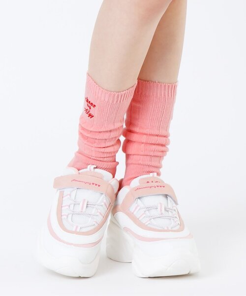 algy（アルジー）の「カラフルルーズソックス（ソックス/靴下・キッズ・グリーン/ピンク/オフホワイト/イエロー/ラベンダー/ブラック・24/21）」の6枚目の写真