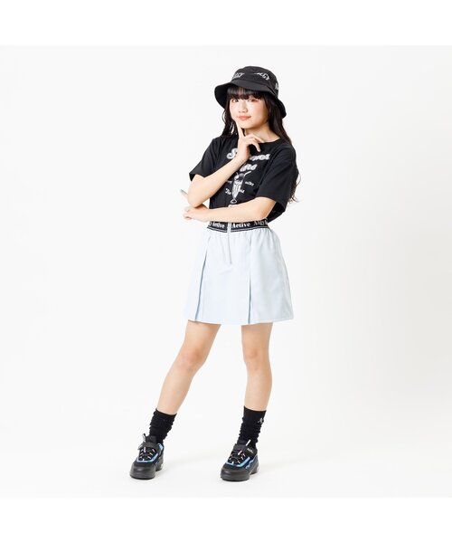 algy（アルジー）の「カラフルルーズソックス（ソックス/靴下・キッズ・グリーン/ピンク/オフホワイト/イエロー/ラベンダー/ブラック・24/21）」の8枚目の写真