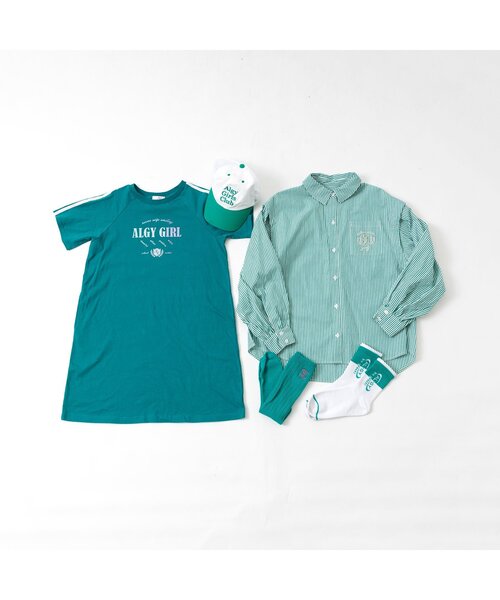 algy（アルジー）の「カラフルルーズソックス（ソックス/靴下・キッズ・グリーン/ピンク/オフホワイト/イエロー/ラベンダー/ブラック・24/21）」の18枚目の写真