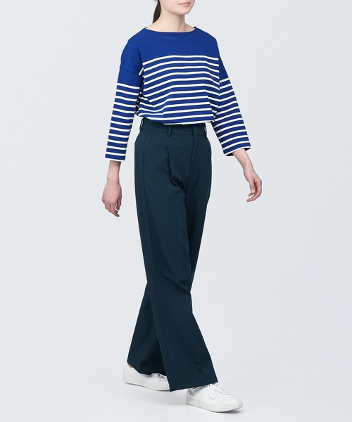 セール】婦人 シワになりにくいタックストレートパンツ（その他