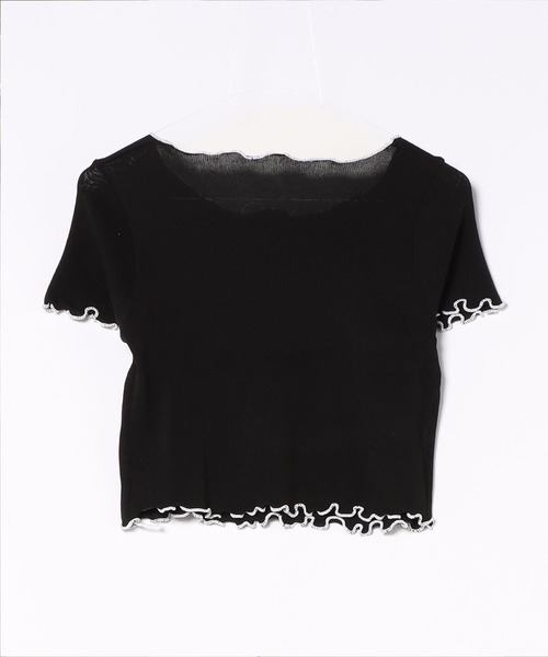 SpRay（スプレイ）の「リボンメロウショートスリーブブラウス（シャツ/ブラウス・レディース・オフホワイト/ブラック・FREE）」の21枚目の写真