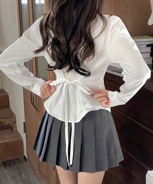 バックリボンブラウス｜BACK RIBBON BLOUSE