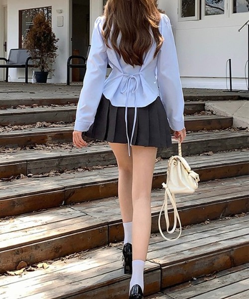 ROOPTOKYO（ループトウキョウ）の「BACK RIBBON SHIRT / バックリボン