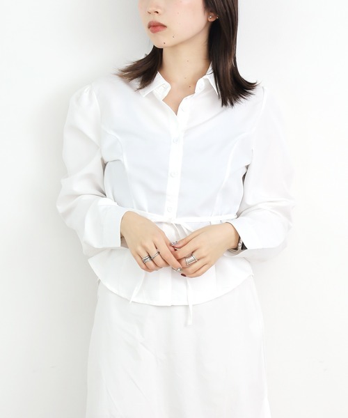 ROOPTOKYO（ループトウキョウ）の「BACK RIBBON SHIRT / バックリボン