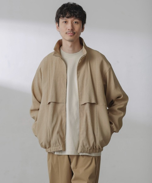 ショット × ナノユニバース ブルゾン ボアライナー スタンド