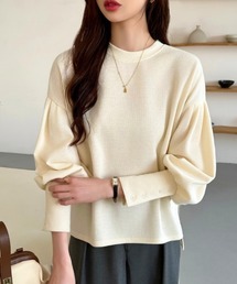 ロングカフス ボリュームスリーブトップス