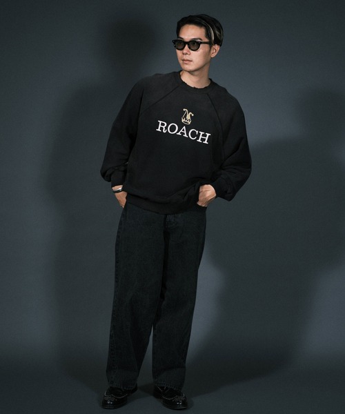 RePRODUCTION LABEL（リプロダクションレーベル）の「【ユニセックス】【RePRODUCTION LABEL / リプロダクションレーベル】ラグランフロントロゴスウェット（スウェット・レディース・グリーン/ブラック・FREE）」の20枚目の写真