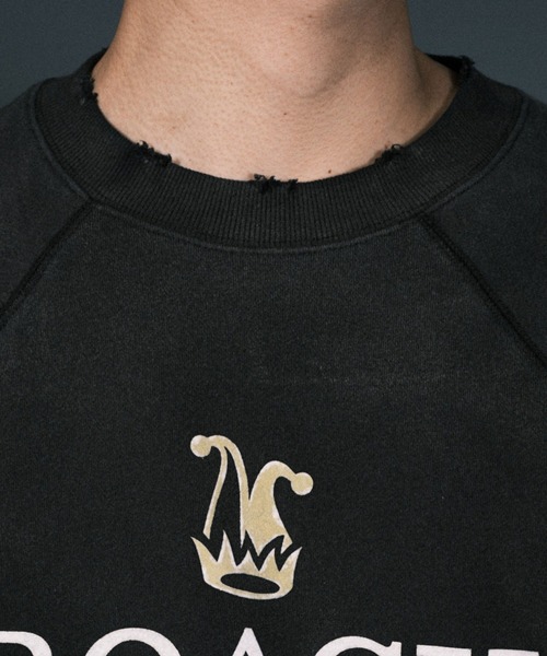 RePRODUCTION LABEL（リプロダクションレーベル）の「【ユニセックス】【RePRODUCTION LABEL / リプロダクションレーベル】ラグランフロントロゴスウェット（スウェット・レディース・グリーン/ブラック・FREE）」の14枚目の写真