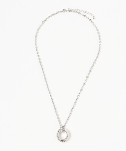 Ray BEAMS（レイビームス）の「Ray BEAMS / ニュアンス サークル トップ ネックレス（ネックレス・レディース・シルバー/ゴールド・ONE SIZE）」の3枚目の写真