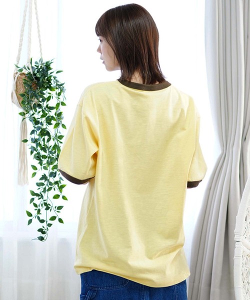 Champion(チャンピオン)の「CHAMPION/チャンピオン 半袖Tシャツ SHORT SLEEVE RINGER T-SHIRT C3-Z335(Tシャツ/カットソー・レディース・ホワイト/イエロー/ライトブルー・M/L)」の21枚目の写真