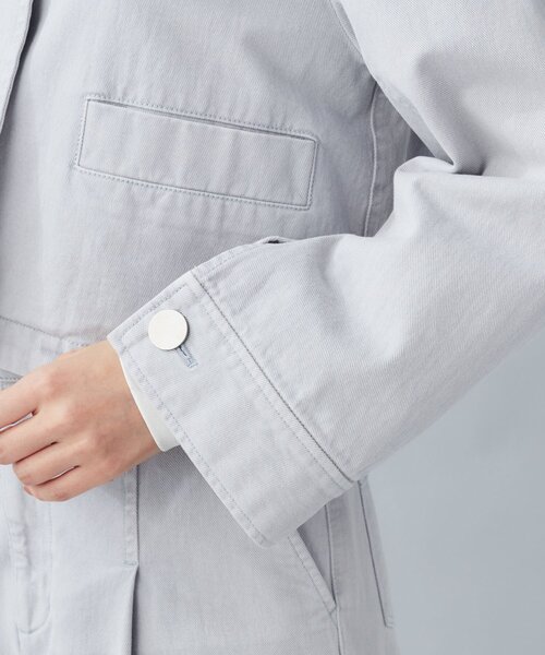 UNTITLED（アンタイトル）の「◆【セットアップ可能】ヴィンテージ ノーカラーデニムジャケット（デニムジャケット・レディース・ライトグレー・00/01/02/03/04/44/48）」の8枚目の写真