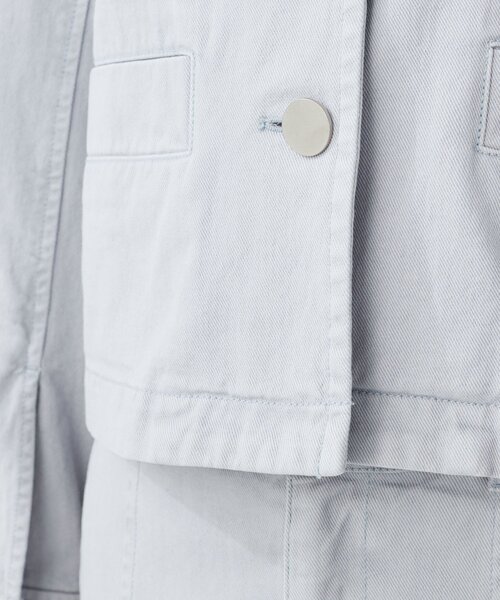 UNTITLED（アンタイトル）の「◆【セットアップ可能】ヴィンテージ ノーカラーデニムジャケット（デニムジャケット・レディース・ライトグレー・00/01/02/03/04/44/48）」の6枚目の写真