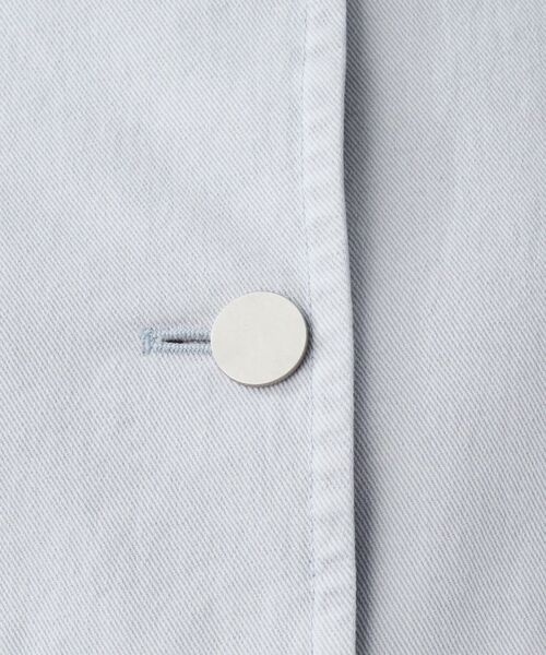 UNTITLED（アンタイトル）の「◆【セットアップ可能】ヴィンテージ ノーカラーデニムジャケット（デニムジャケット・レディース・ライトグレー・00/01/02/03/04/44/48）」の5枚目の写真