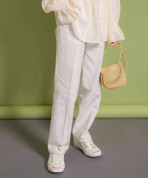 KBF（ケイビーエフ）の「デニムパンツ（デニムパンツ・レディース・ネイビー・38）」の9枚目の写真