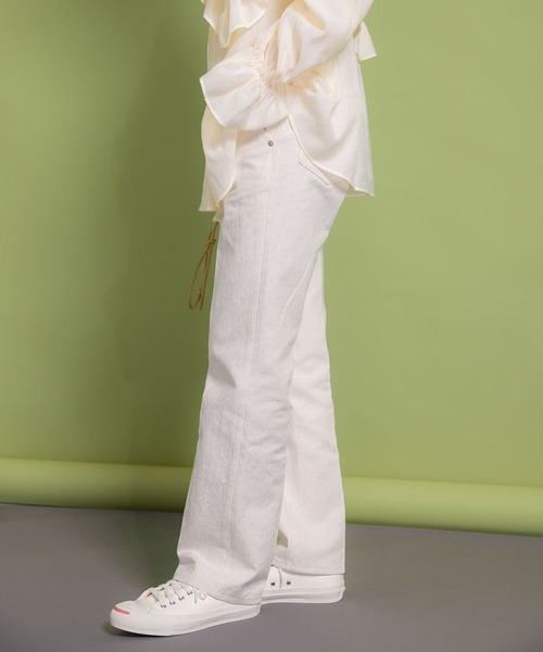 KBF（ケイビーエフ）の「デニムパンツ（デニムパンツ・レディース・ネイビー・38）」の8枚目の写真