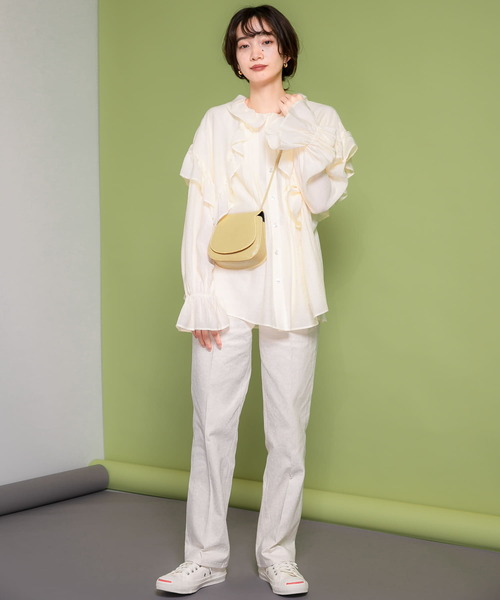 KBF（ケイビーエフ）の「デニムパンツ（デニムパンツ・レディース・ネイビー・38）」の6枚目の写真