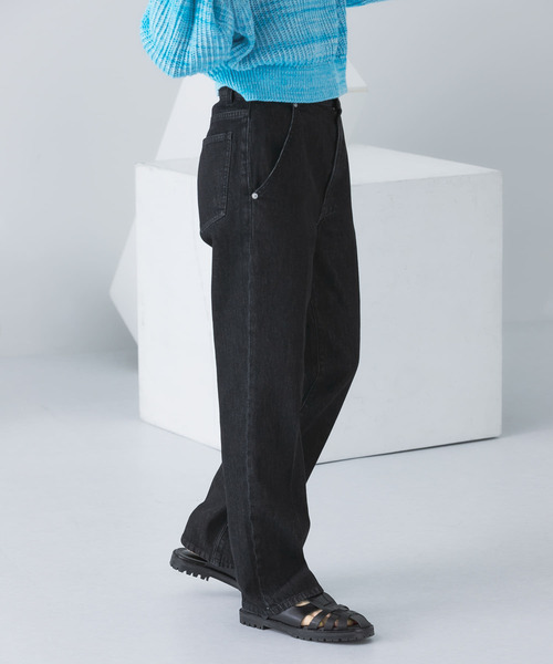 KBF（ケイビーエフ）の「デニムパンツ（デニムパンツ・レディース・ネイビー・38）」の3枚目の写真