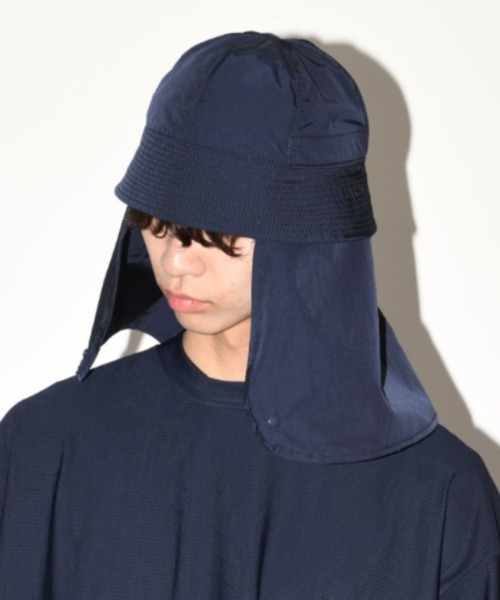 SUPERTHANKS（スーパーサンクス）の「【日除け取り外し可能】ベースボールキャンプタイプ ハット Protection Sailors(ユニセックス)（ハット・メンズ・ブラック/ベージュ/ネイビー・ONE SIZE）」の3枚目の写真