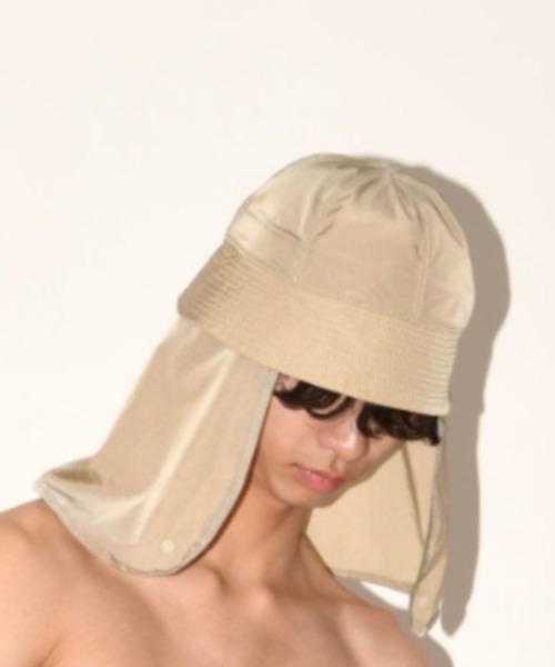 SUPERTHANKS（スーパーサンクス）の「【日除け取り外し可能】ベースボールキャンプタイプ ハット Protection Sailors(ユニセックス)（ハット・メンズ・ブラック/ベージュ/ネイビー・ONE SIZE）」の5枚目の写真