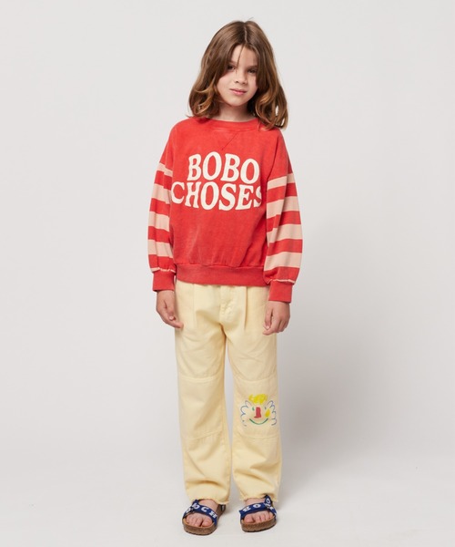 BOBO CHOSES(ボボショーズ)の「Happy Mask chino pants(チノパンツ・キッズ・ライトイエロー・4-5YEAR/2y-3y/12Y-14Y/8Y-10Y/6-7YEAR/10Y-12Y)」の6枚目の写真