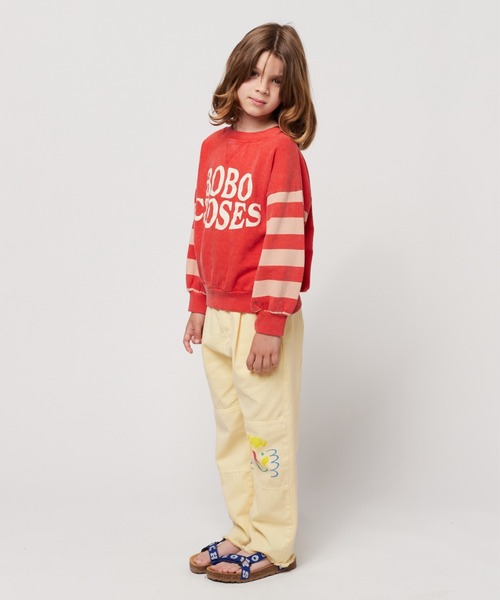 BOBO CHOSES(ボボショーズ)の「Happy Mask chino pants(チノパンツ・キッズ・ライトイエロー・4-5YEAR/2y-3y/12Y-14Y/8Y-10Y/6-7YEAR/10Y-12Y)」の7枚目の写真