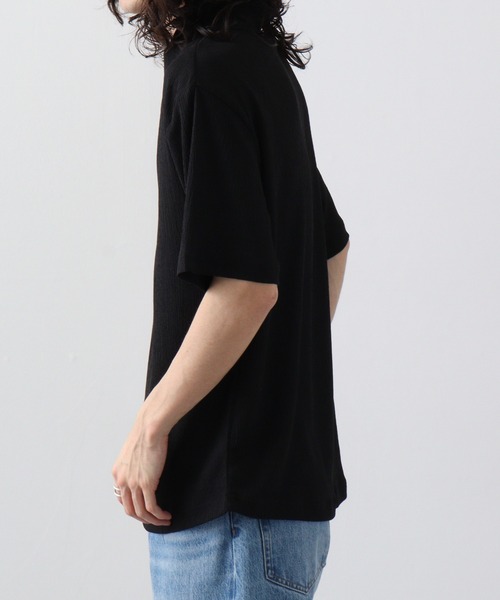 EVOLUTION(エボリューション)の「Shawl collar polo shirt / ショールカラーポロシャツ unisex(ポロシャツ・メンズ・グリーン/ベージュ/オフホワイト/ブラック・L/M/XL)」の16枚目の写真