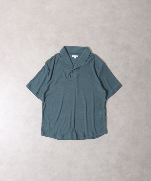 壱成ページ Shawl Collar S/S ポロシャツ L Needles/ニードルズ 別注Shawl Collar S/S Polo - Cotton Pique
