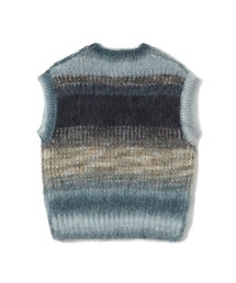PERVERZE ベスト Gradient Stripe Vest Pink PERVERZE（パーバーズ）の「Gradient Stripe Vest（ベスト