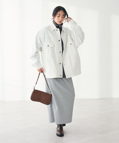 CRAFT STANDARD BOUTIQUE(クラフトスタンダードブティック)の「リブロングスカート(スカート・レディース・グレー系その他・M/L)」の10枚目の写真