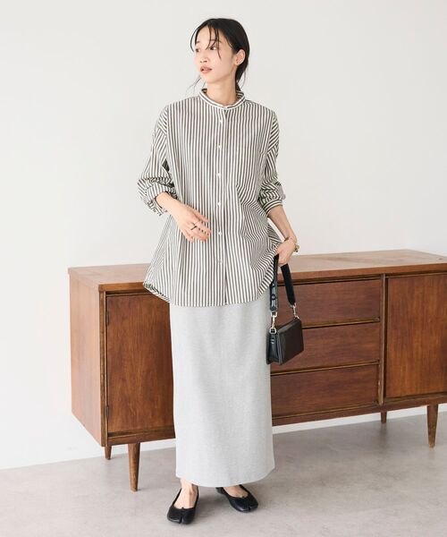 CRAFT STANDARD BOUTIQUE(クラフトスタンダードブティック)の「リブロングスカート(スカート・レディース・グレー系その他・M/L)」の14枚目の写真