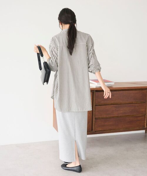 CRAFT STANDARD BOUTIQUE(クラフトスタンダードブティック)の「リブロングスカート(スカート・レディース・グレー系その他・M/L)」の16枚目の写真
