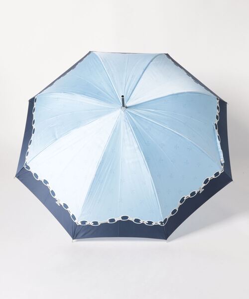 【限定セール！】 耐風傘 サテンプリント（長傘）｜LANVIN en Bleu（ランバンオン 小物