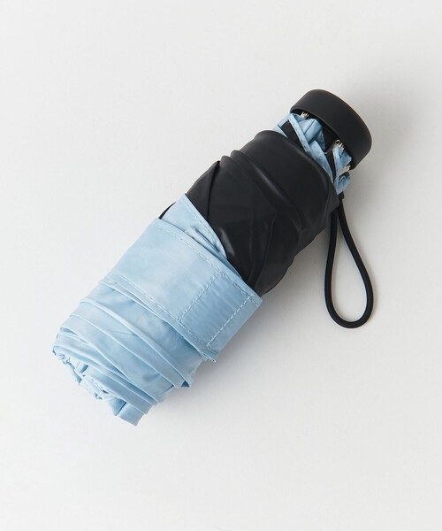 BEAUTY&YOUTH UNITED ARROWS（ビューティーアンドユースユナイテッドアローズ）の「UV プロテクション アンブレラ -晴雨兼用-（折りたたみ傘・レディース・ライトブルー/ブラック/ナチュラル・FREE）」の6枚目の写真