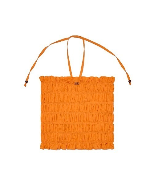 Kijun（キジュン）の「Kijun/キジュン Smocked Tube Top チューブトップ（チューブトップ・レディース・シルバーグレー/イエロー/オレンジ・ONE SIZE）」の3枚目の写真