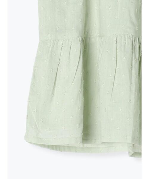 Samansa Mos2 Lagom(サマンサモスモスラーゴム)の「ドビードットティアードブラウス(シャツ/ブラウス・キッズ・ピンク/ミント・120/110/100/130/95)」の7枚目の写真