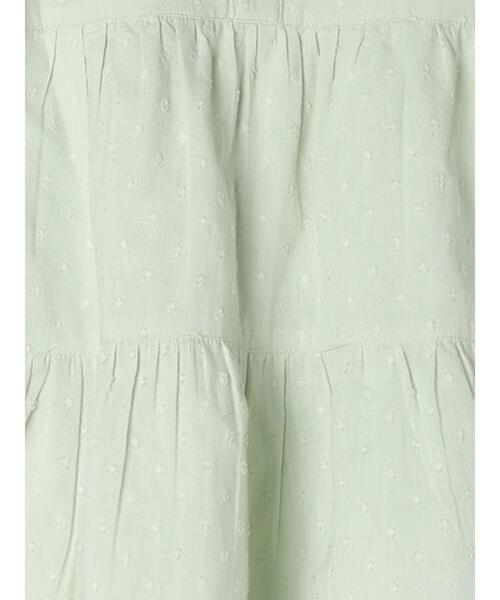 Samansa Mos2 Lagom(サマンサモスモスラーゴム)の「ドビードットティアードブラウス(シャツ/ブラウス・キッズ・ピンク/ミント・120/110/100/130/95)」の9枚目の写真