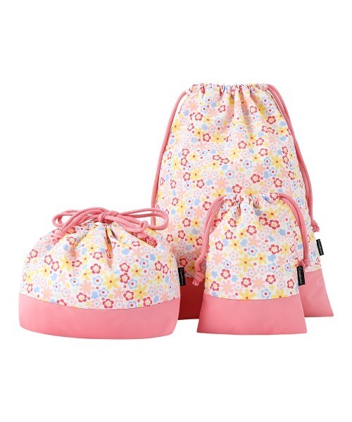 combimini(コンビミニ)の「巾着3点セット(その他ベビー用品・キッズ・ネイビー/ピンク/ライトグレー/イエロー/グリーン/オフホワイト/ライトピンク/ベージュ・F)」の7枚目の写真
