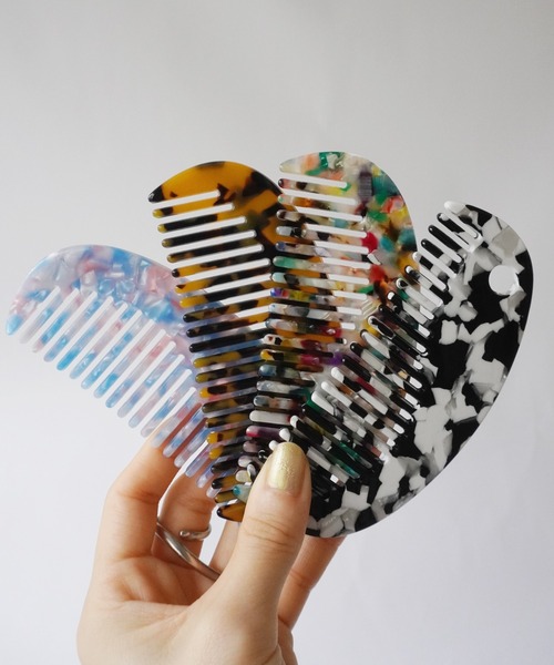 Port（ポート）の「アクリル ヘアコーム / コーム / ヘアブラシ / くし_（ヘアブラシ・レディース・マルチ/ホワイト×ブラック/ブルー/ブラウン・FREE）」の12枚目の写真