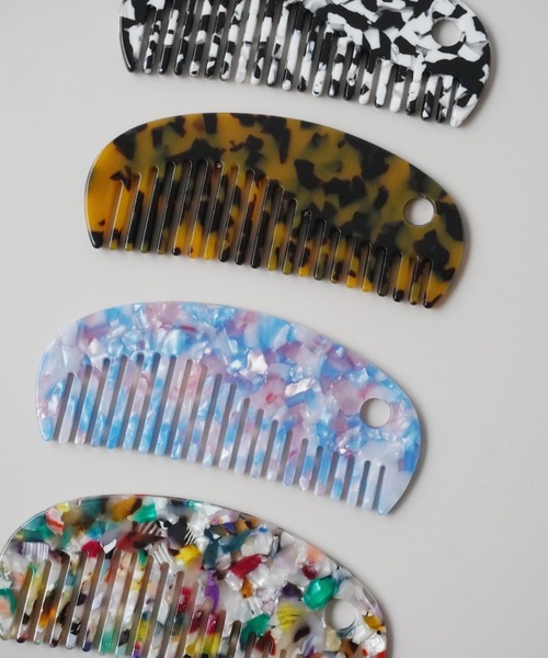 Port（ポート）の「アクリル ヘアコーム / コーム / ヘアブラシ / くし_（ヘアブラシ・レディース・マルチ/ホワイト×ブラック/ブルー/ブラウン・FREE）」の14枚目の写真