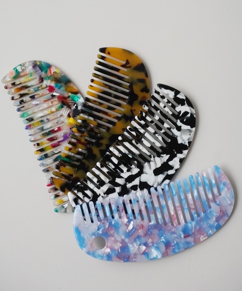 Port（ポート）の「アクリル ヘアコーム / コーム / ヘアブラシ / くし_（ヘアブラシ・レディース・マルチ/ホワイト×ブラック/ブルー/ブラウン・FREE）」の15枚目の写真