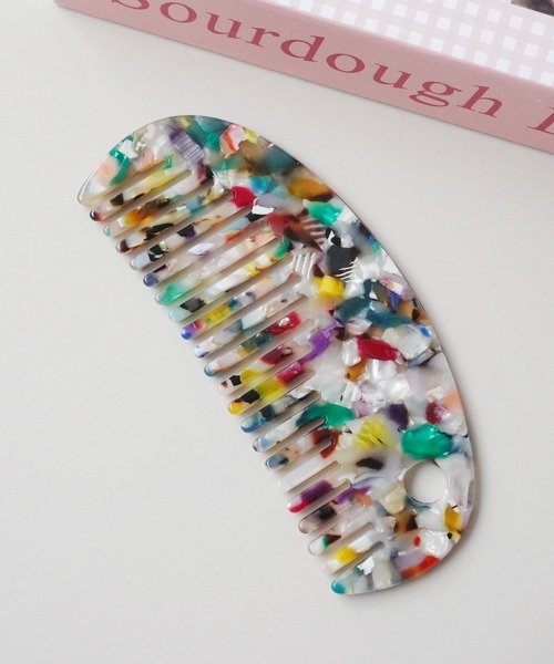 Port（ポート）の「アクリル ヘアコーム / コーム / ヘアブラシ / くし_（ヘアブラシ・レディース・マルチ/ホワイト×ブラック/ブルー/ブラウン・FREE）」の10枚目の写真