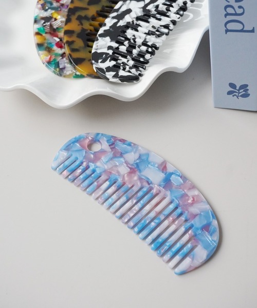 Port（ポート）の「アクリル ヘアコーム / コーム / ヘアブラシ / くし_（ヘアブラシ・レディース・マルチ/ホワイト×ブラック/ブルー/ブラウン・FREE）」の9枚目の写真