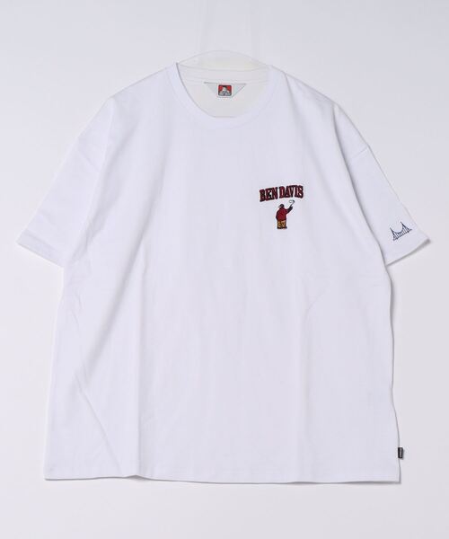 BEN DAVIS(ベンデイビス)の「《BEN DAVIS》刺繍Tシャツ/抗菌防臭 リサイクルコットン混(Tシャツ/カットソー・メンズ・ブルー/ブラック/ホワイト/イエロー/オレンジ・MEDIUM/LARGE/X-LARGE/SMALL)」の2枚目の写真
