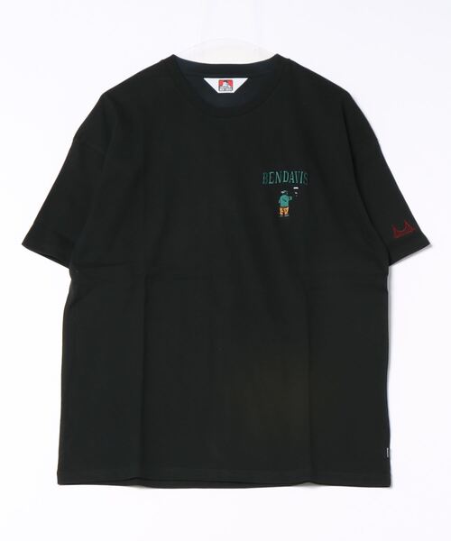 BEN DAVIS(ベンデイビス)の「《BEN DAVIS》刺繍Tシャツ/抗菌防臭 リサイクルコットン混(Tシャツ/カットソー・メンズ・ブルー/ブラック/ホワイト/イエロー/オレンジ・MEDIUM/LARGE/X-LARGE/SMALL)」の3枚目の写真
