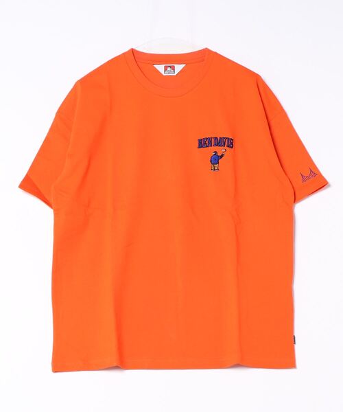 BEN DAVIS(ベンデイビス)の「《BEN DAVIS》刺繍Tシャツ/抗菌防臭 リサイクルコットン混(Tシャツ/カットソー・メンズ・ブルー/ブラック/ホワイト/イエロー/オレンジ・MEDIUM/LARGE/X-LARGE/SMALL)」の17枚目の写真