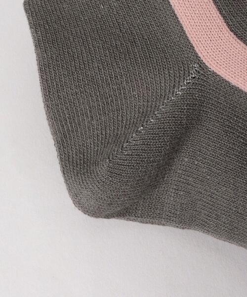 THE SHOP TK （ザ ショップ ティーケー ）の「◆ラインSOX（ソックス/靴下・メンズ・オフホワイト/ネイビー/ブラック/チャコールグレー・00）」の7枚目の写真